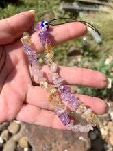 Load image into Gallery viewer, Amethyst, Rose Quartz &amp; Citrine - Phone Charm
