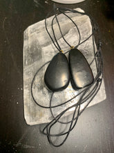 Load image into Gallery viewer, Shungite Tumble Pendant - High Grade
