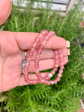 Load image into Gallery viewer, Strawberry Quartz Bracelet
