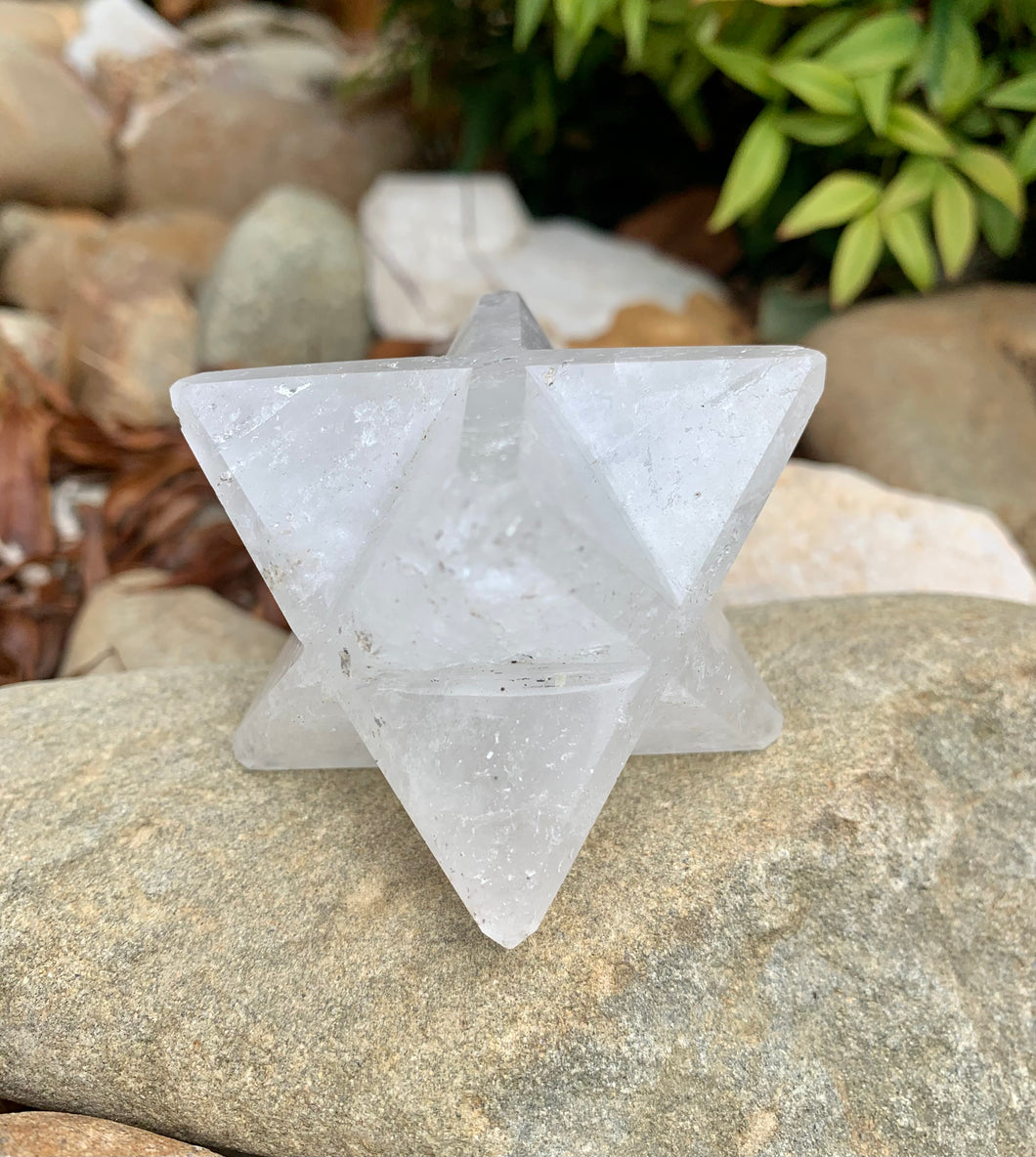 Clear Quartz Merkaba