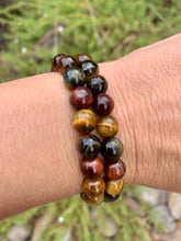 Load image into Gallery viewer, Tigers Eye Trinity Bracelet
