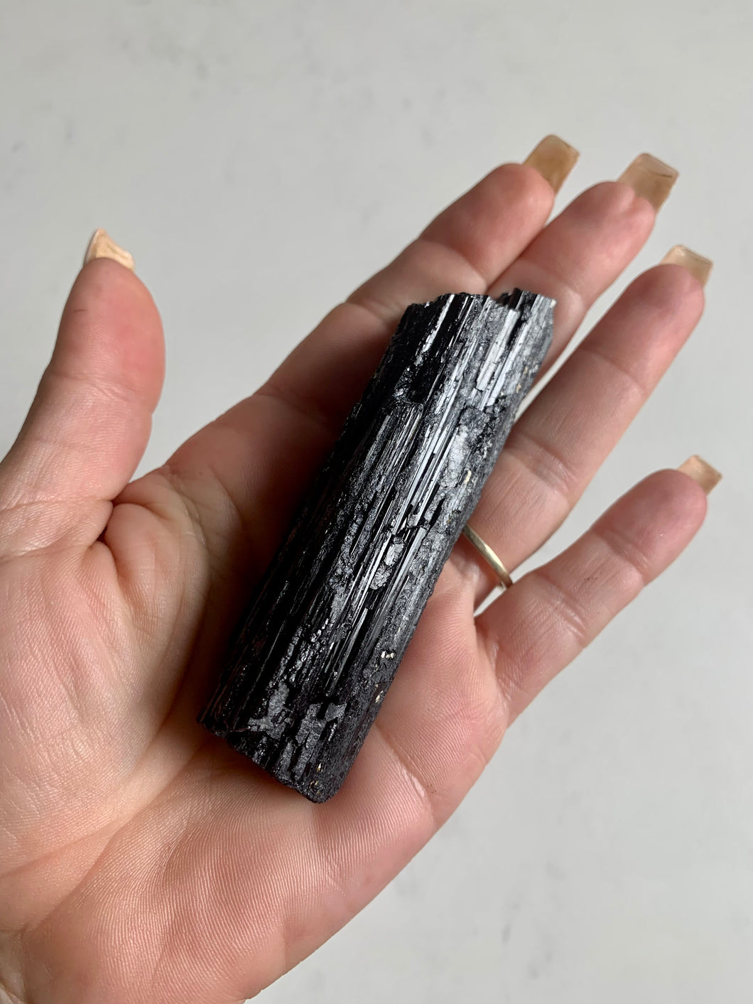 Raw Black Tourmaline Chunk.