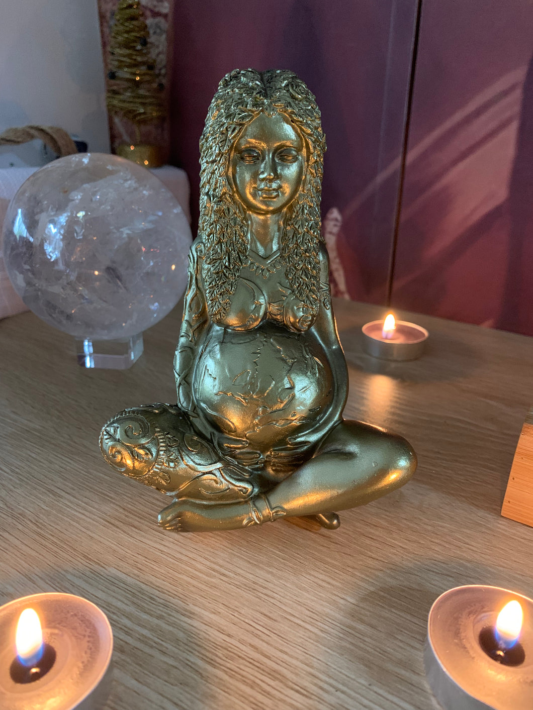 Mother Earth in Gold,  AKA Gaia