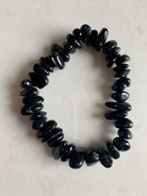 Load image into Gallery viewer, Black Tourmaline Chunky Chip Bracelet
