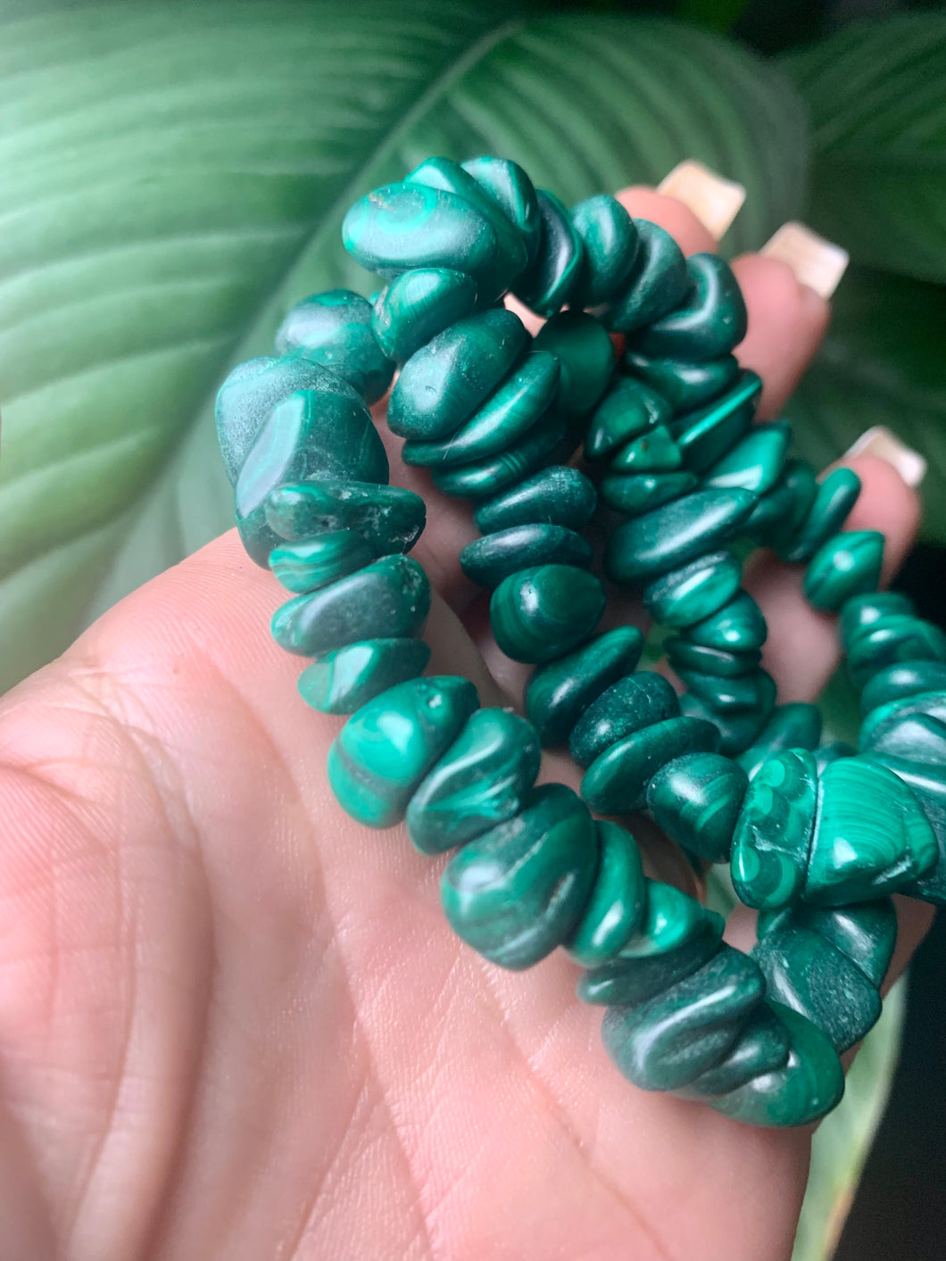 Malachite Chunky Bracelet