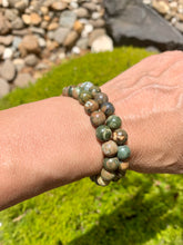 Load image into Gallery viewer, Rainforest Jasper Bracelet.
