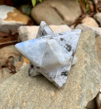 Load image into Gallery viewer, Rainbow Moonstone Merkaba.
