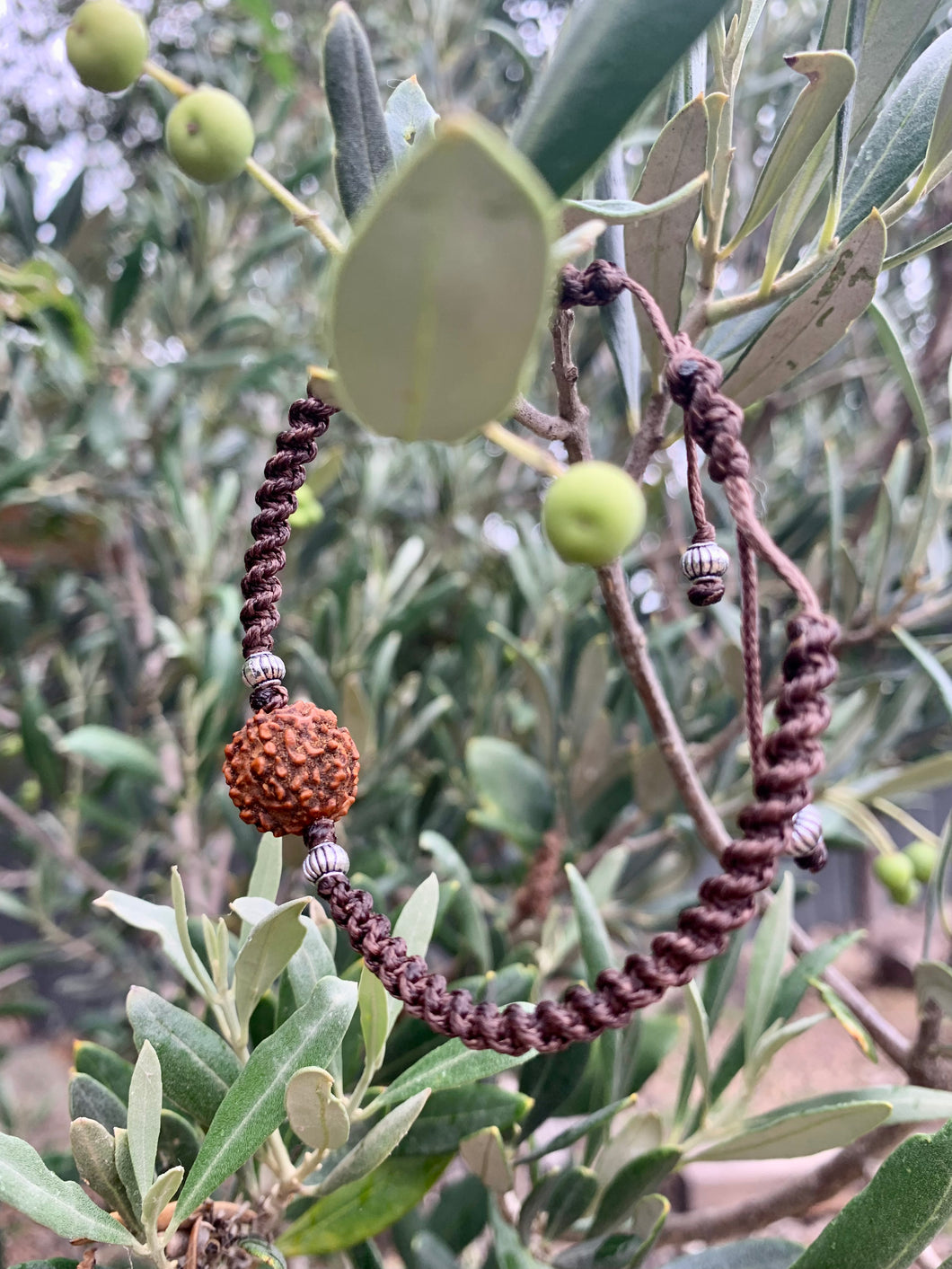 Rudraksha String Bracelet.