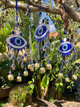Load image into Gallery viewer, Evil Eye with Bell&#39;s Medium  Charm.
