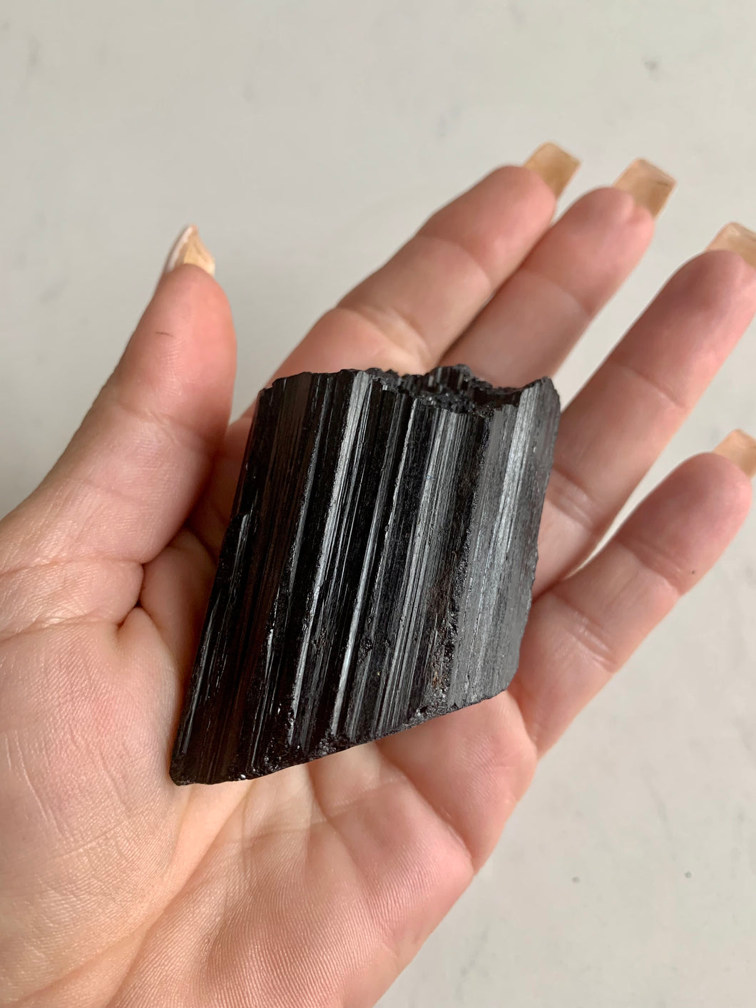 Raw Black Tourmaline Chunk.