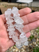 Load image into Gallery viewer, Clear Quartz Tumble Bracelet
