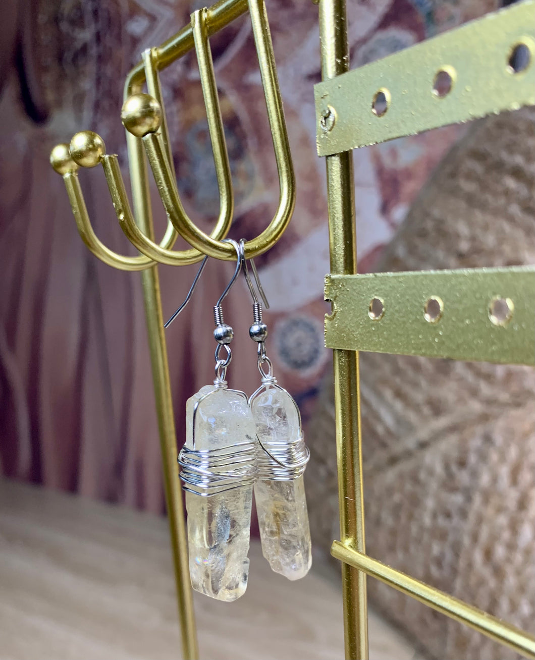 Natural Citrine Earrings