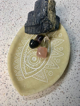 Load image into Gallery viewer, Sandstone Evil Eye Trinket Dish
