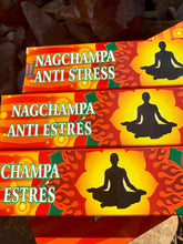 Load image into Gallery viewer, Nag Champa Anti Stress Incense Sticks
