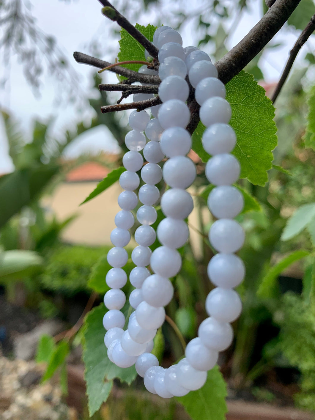 Blue Lace Agate Bracelet.