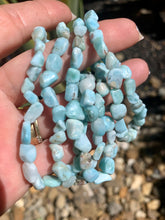 Load image into Gallery viewer, Larimar Nugget Bracelet
