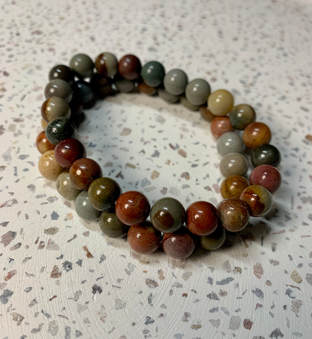 Polychrome Jasper Bracelet