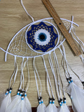 Load image into Gallery viewer, White Evil Eye Dreamcatcher
