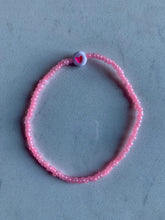 Load image into Gallery viewer, Beautiful Seed Bead Bracelets with Evil Eye Charm.
