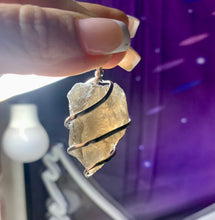 Load image into Gallery viewer, SmoKey Quartz Raw Pendant.
