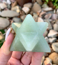 Load image into Gallery viewer, Green Aventurine Merkaba.
