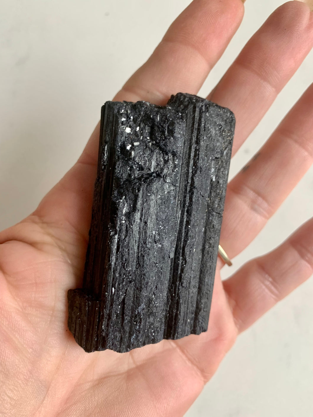 Raw Black Tourmaline Chunk.