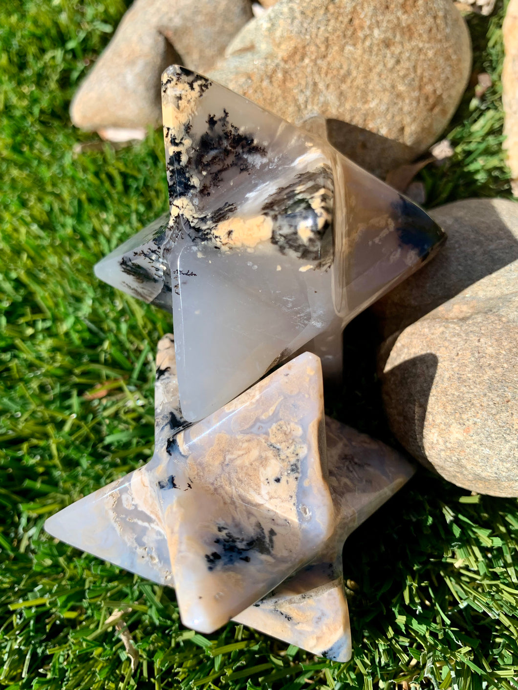 Dendritic Agate Merkaba