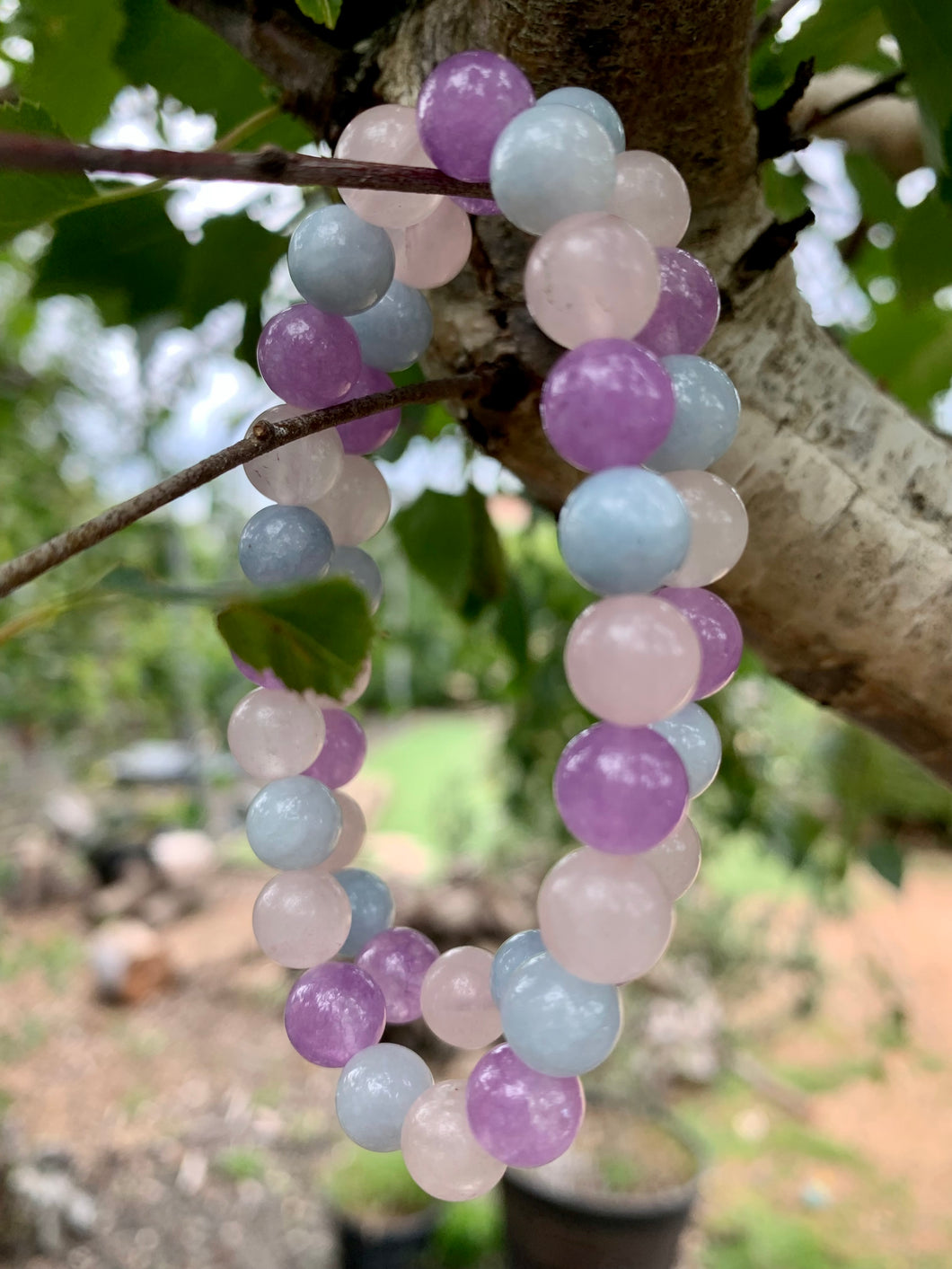 Rainbow Morganite Bracelet