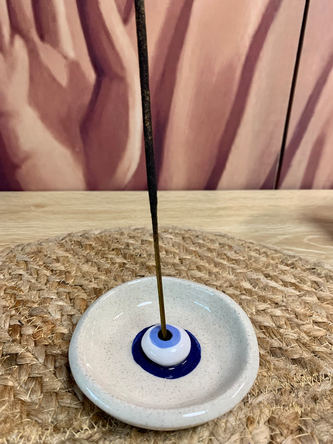 Handmade Evil eye Incense Holder