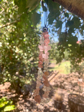 Load image into Gallery viewer, Rose Quartz, Strawberry Quartz &amp; Clear Quartz - Phone Charm
