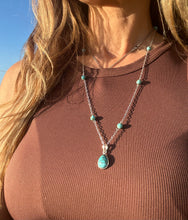 Load image into Gallery viewer, Copper Turquoise Necklace
