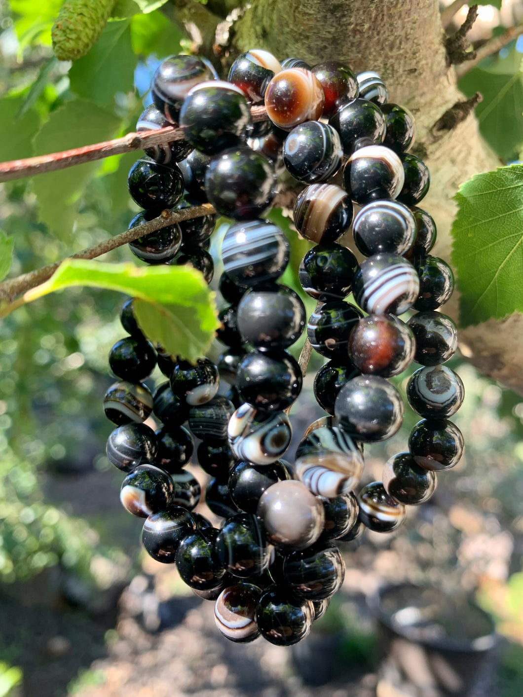 Banded Onyx Bracelet