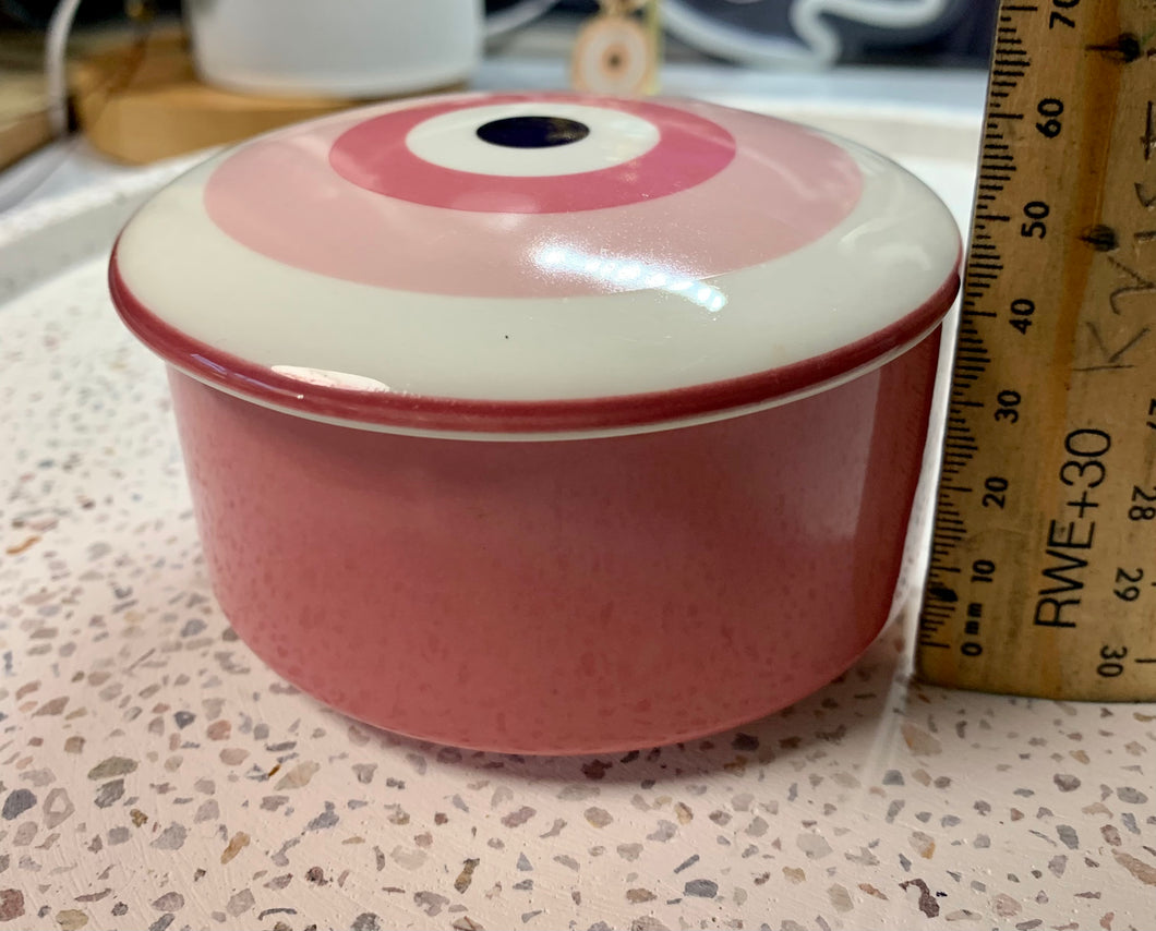 Pink Evil Eye Trinket Jars.