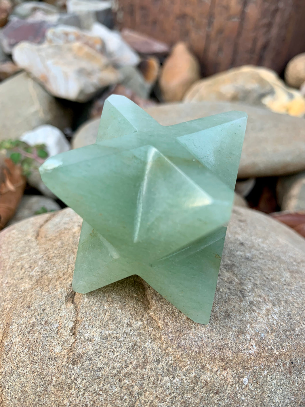 Green Aventurine Merkaba.