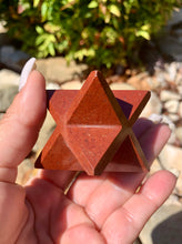 Load image into Gallery viewer, Red Jasper Merkaba.
