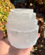 Load image into Gallery viewer, Selenite Candle Holder
