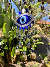 Load image into Gallery viewer, Evil Eye with Bell&#39;s Medium  Charm.
