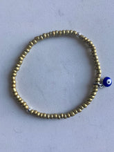 Load image into Gallery viewer, Beautiful Seed Bead Bracelets with Evil Eye Charm.
